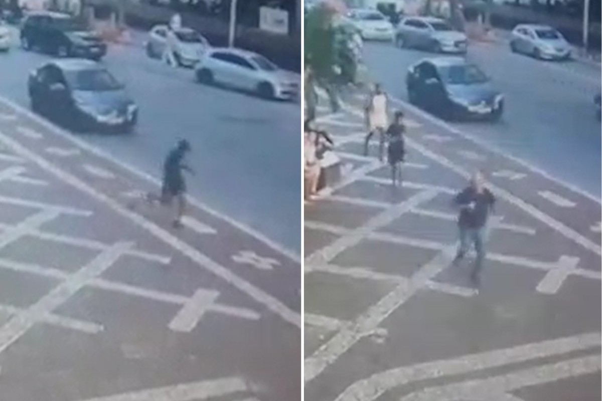 Adolescentes fingem ser ambulantes e roubam idoso na saída de shopping no litoral de SP
