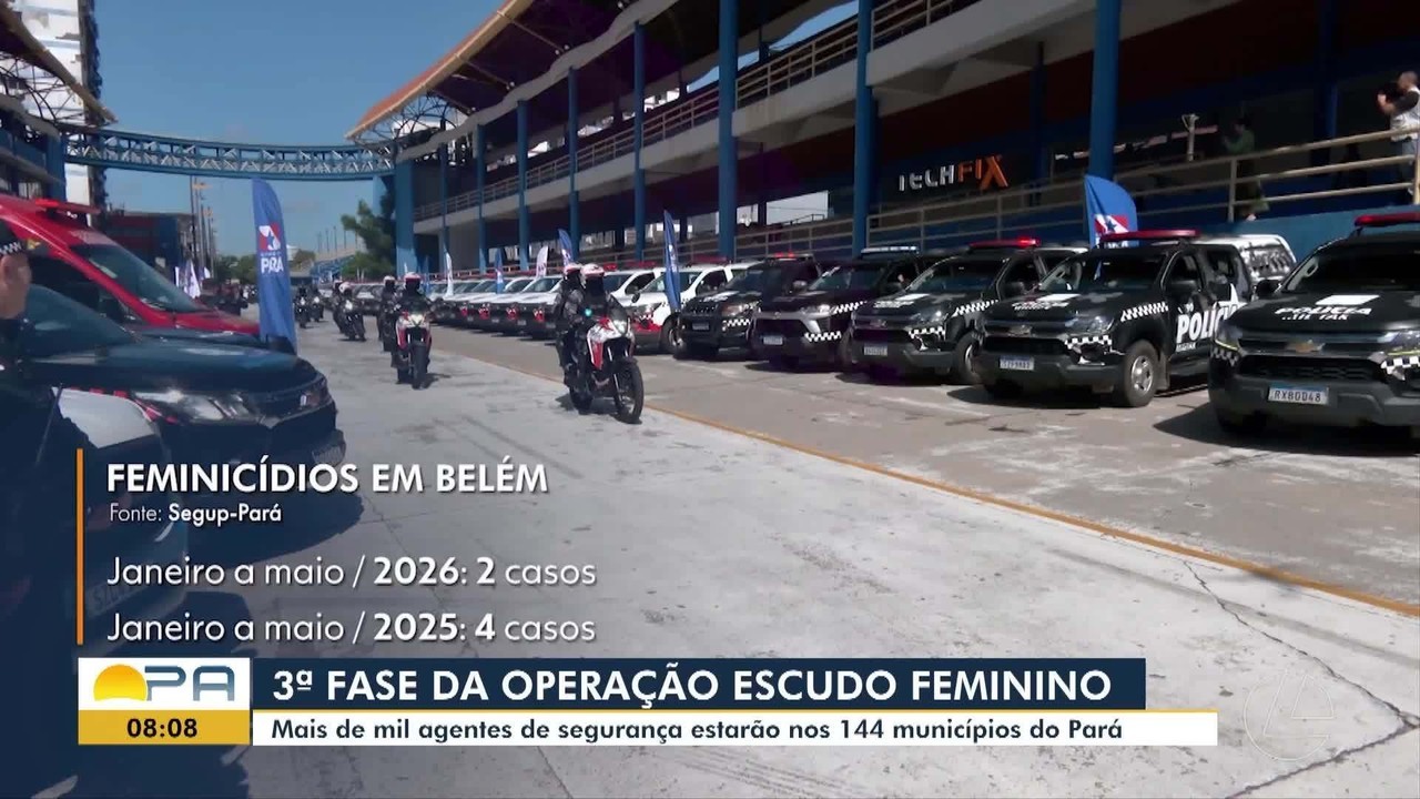 Com 1,7 mil agentes, operação reforça fiscalização de medidas protetivas no Pará