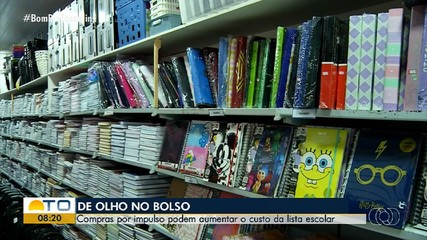 Compras por impulso podem aumentar gastos com materiais escolares
