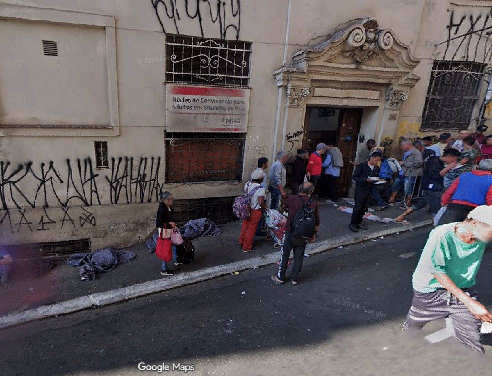 Núcleo Chá do Padre, no Centro de São Paulo — Foto: Reprodução/Google Maps