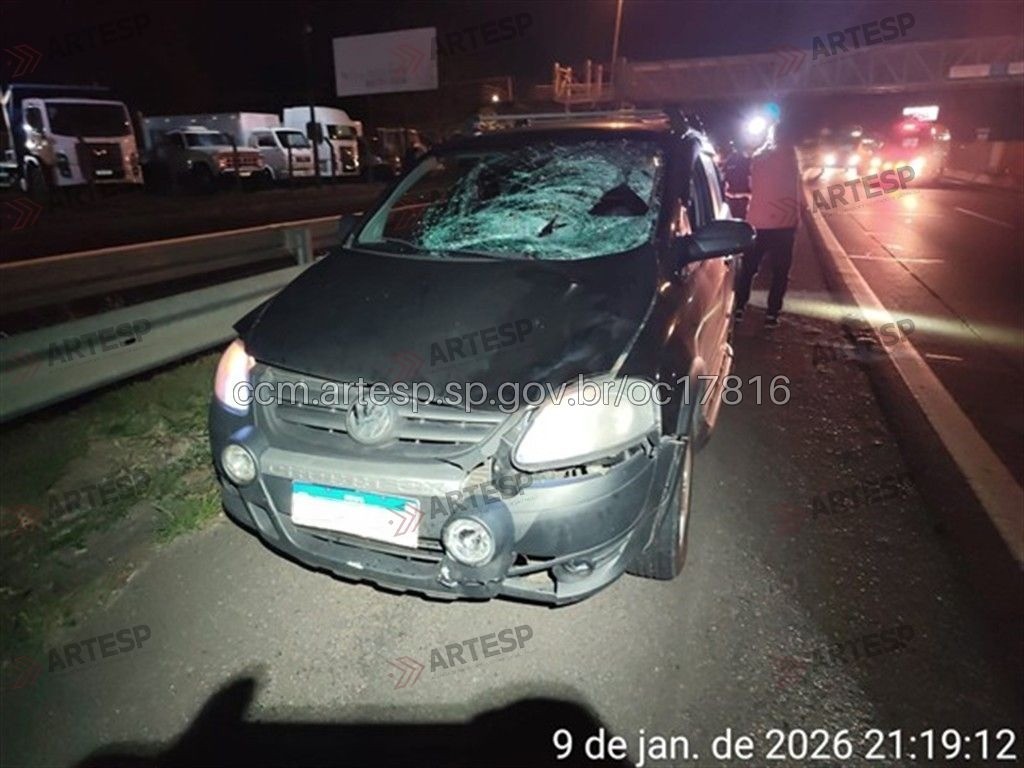 Pedestre morre atropelado na Rodovia Raposo Tavares em Sorocaba