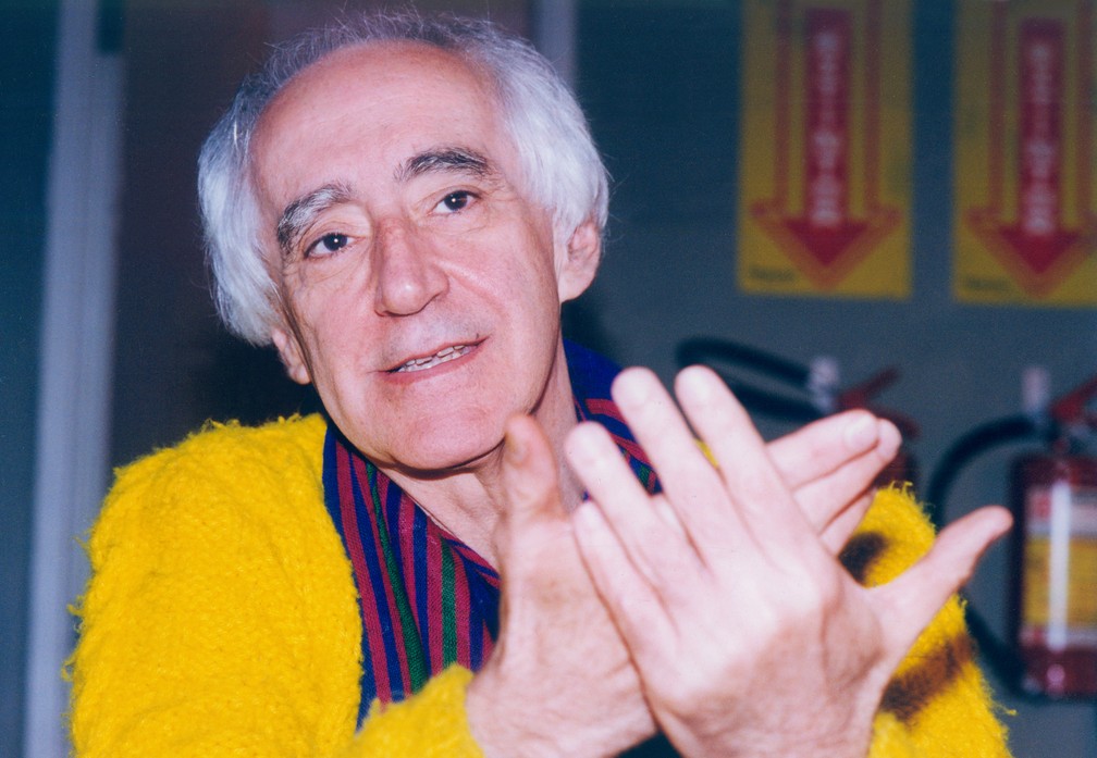 José Celso Martinez Corrêa durante entrevista realizada no Teatro Oficina, em São Paulo, em imagem de setembro de 1995 — Foto: Agliberto Lima/Estadão Conteúdo/Arquivo