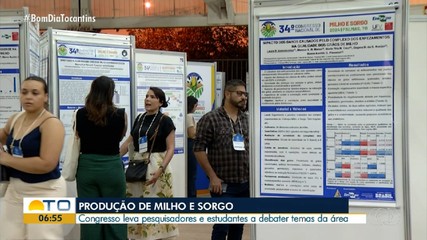 Congresso de produção de milho e sorgo é realizado no centro de convenções, em Palmas