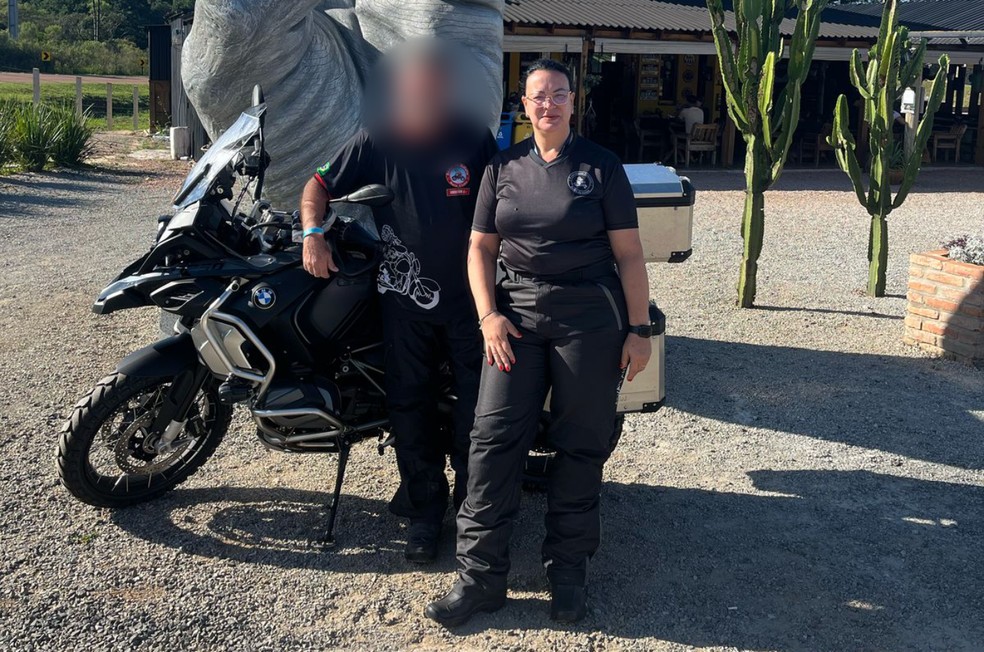 Helena estava viajando com o marido, quando foi atingida por um galho durante o temporal no Paraná. — Foto: Imagens cedidas pela família