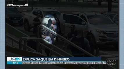 Deputada Janad Valcari (PP) é conduzida à PF após sacar R$ 500 mil em Palmas