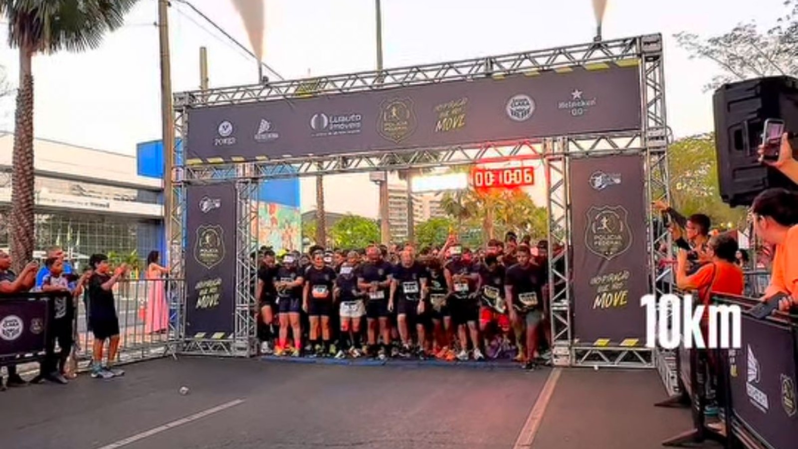 Corredores denunciam falta de água durante corrida de 21km da PF em meio a temperaturas acima de 35°C no PI