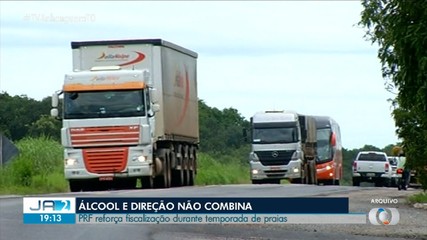 PRF reforça fiscalização nas rodovias durante a temporada de praias no Tocantins