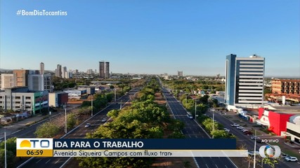 Confira imagens aéreas da Avenida Siqueira Campos