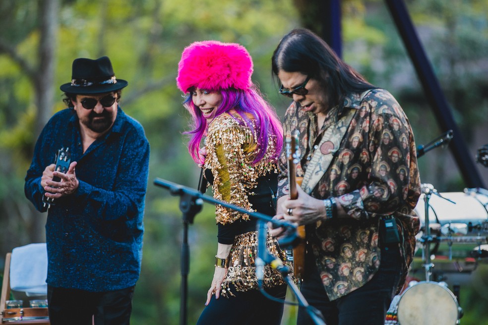 Baby do Brasil, Pepeu Gomes e Paulinho Boca de Cantor vão cantar juntos no Coala Festival de 2023 — Foto: Divulgação Coala Festival