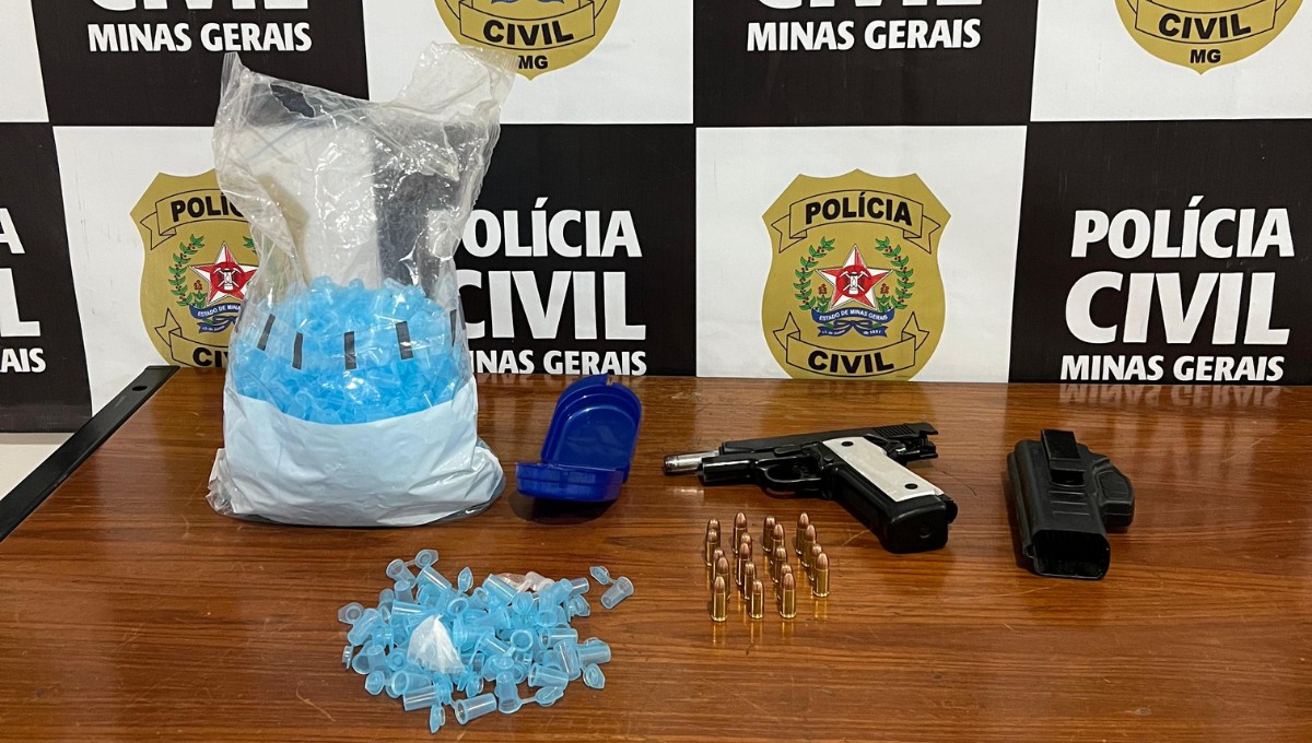 Operação em Itanhomi termina com prisão e apreensões de armas e drogas