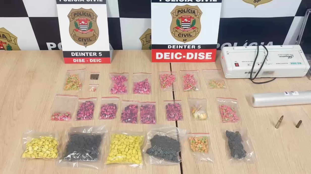Polícia apreende mais de dois mil comprimidos de ecstasy escondidos em casa na zona sul de Rio Preto