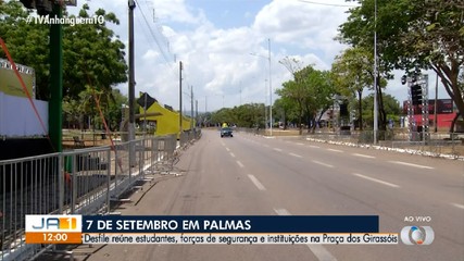 Desfile do 7 de Setembro reúne mais de 1.800 alunos em Palmas