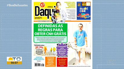 Confira quais são os assuntos em destaque no Jornal Daqui