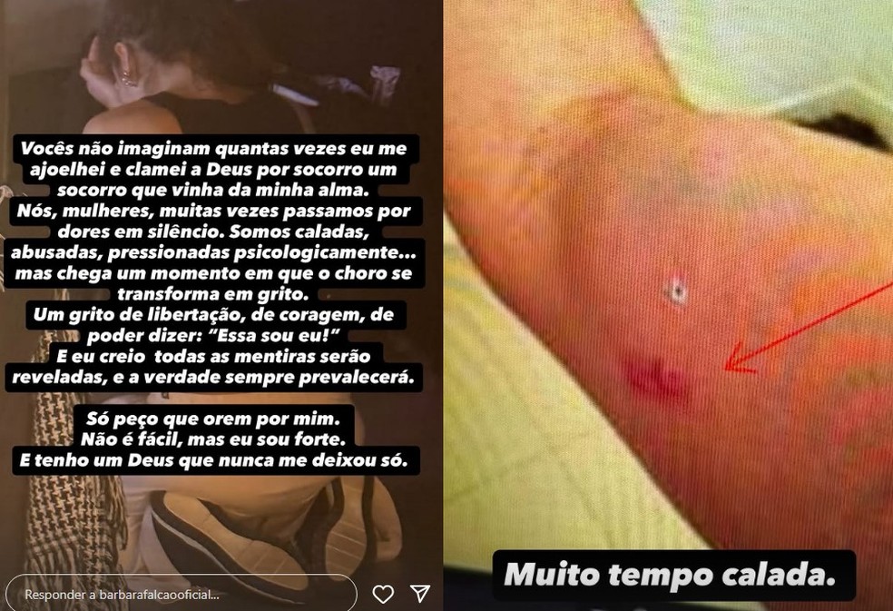 Bárbara Falcão fez acusações contra Dennis DJ em redes sociais; defesa dele nega — Foto: Reprodução