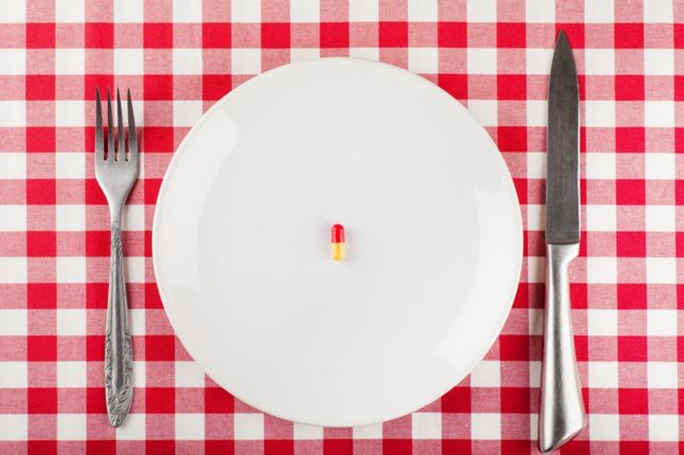 Futuro com alimentos em p&iacute;lulas era visto em certa &eacute;poca como algo inevit&aacute;vel. &mdash; Foto: Getty Images 