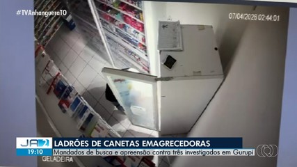 Três pessoas são investigadas por furto de canetas emagrecedoras em Gurupi