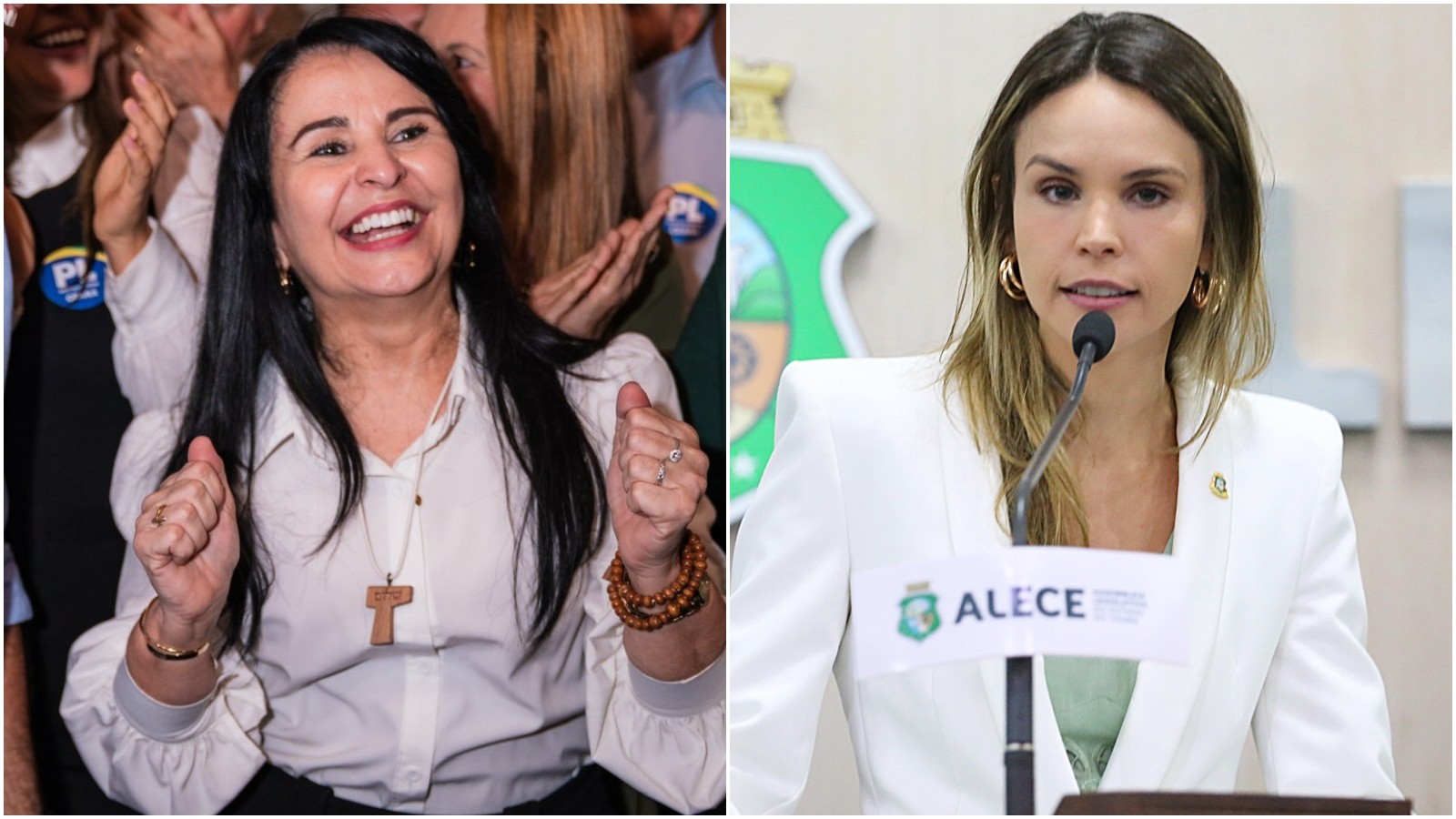 Quem são as candidatas a vice de André Fernandes e Evandro Leitão