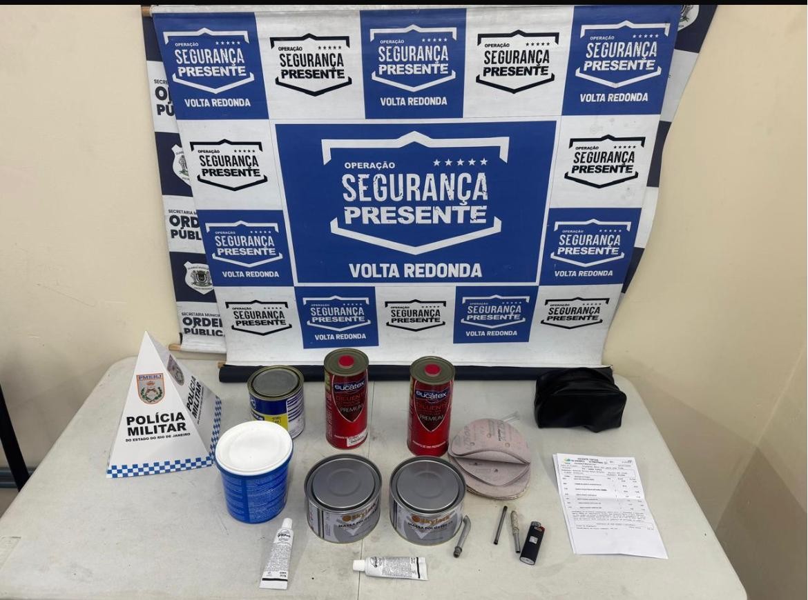 Homem é preso por suspeita de furto em Volta Redonda 