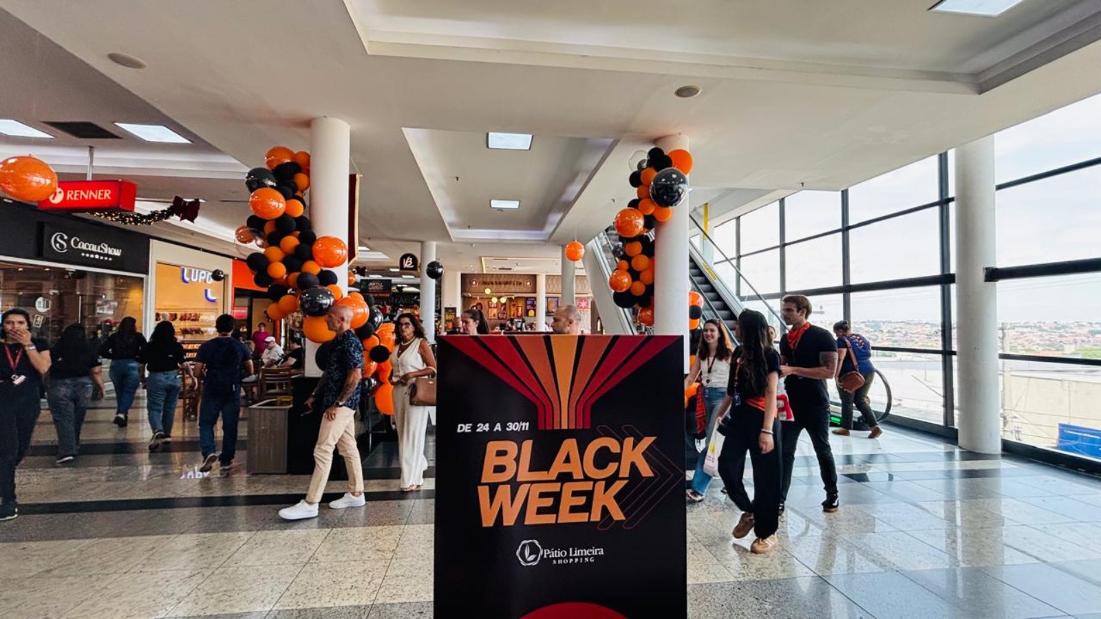 Pátio Limeira Shopping tem desconto e brindes na Black Week