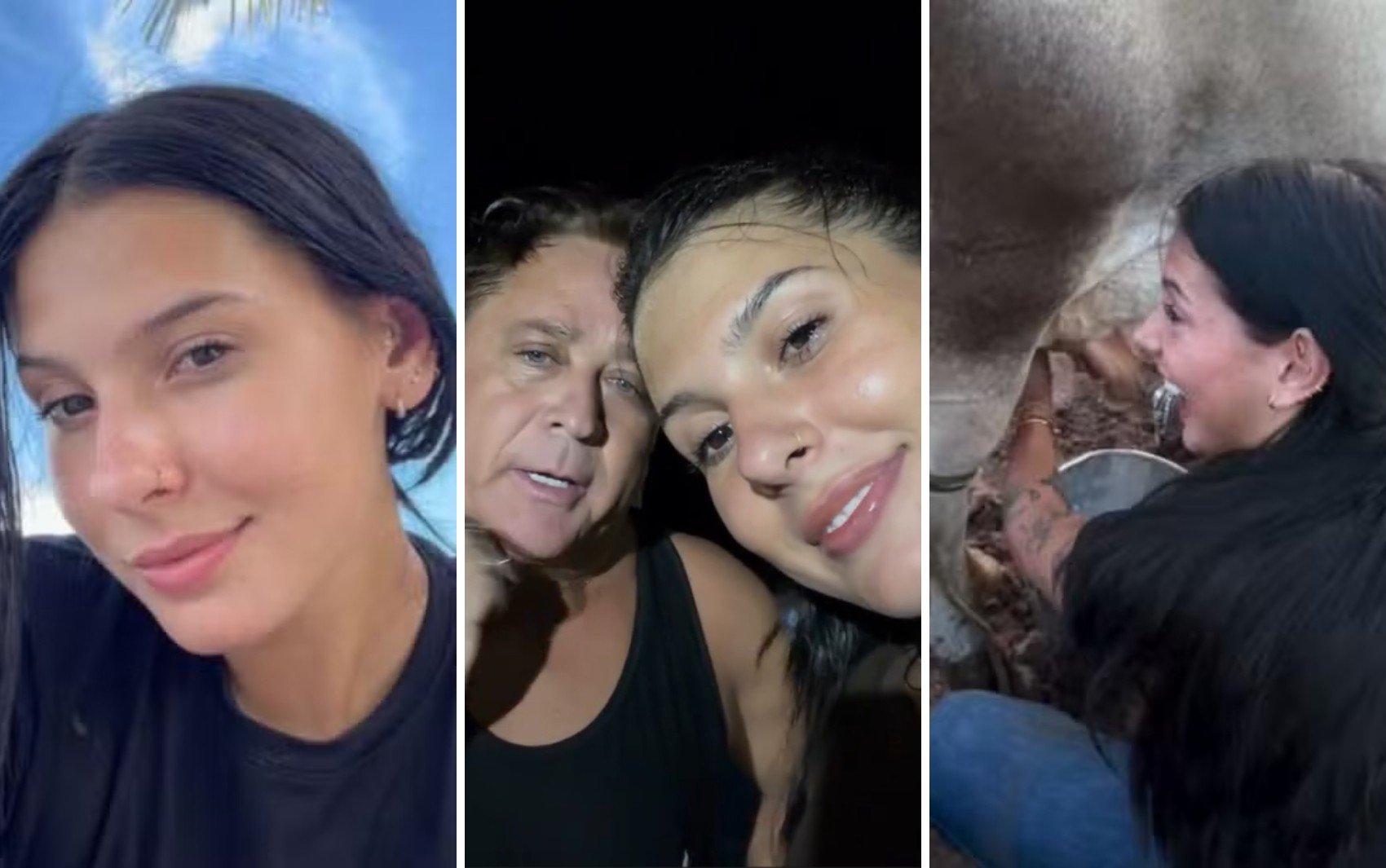 Treta da maquiagem, futevôlei e vacinação de gado: veja detalhes da visita de Ana Castela à fazenda de Leonardo 