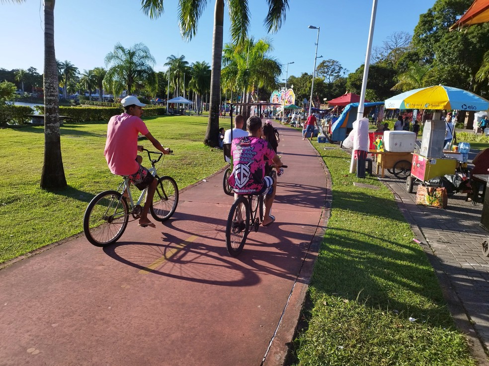 Parque da Lagoa, em João Pessoa — Foto: Alexandre Freire/Secom-JP