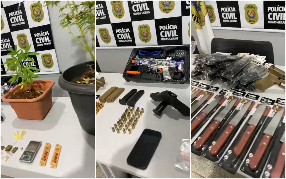 Sete pessoas são presas em operação que mira quadrilha especializada em roubo e receptação de café em MG e SP — Foto: Polícia Civil
