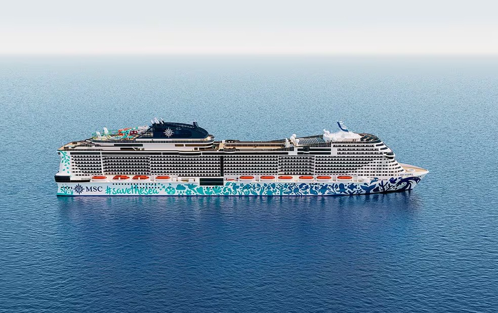 Cruzeiro MSC Euribia — Foto: Divulgação - MSC