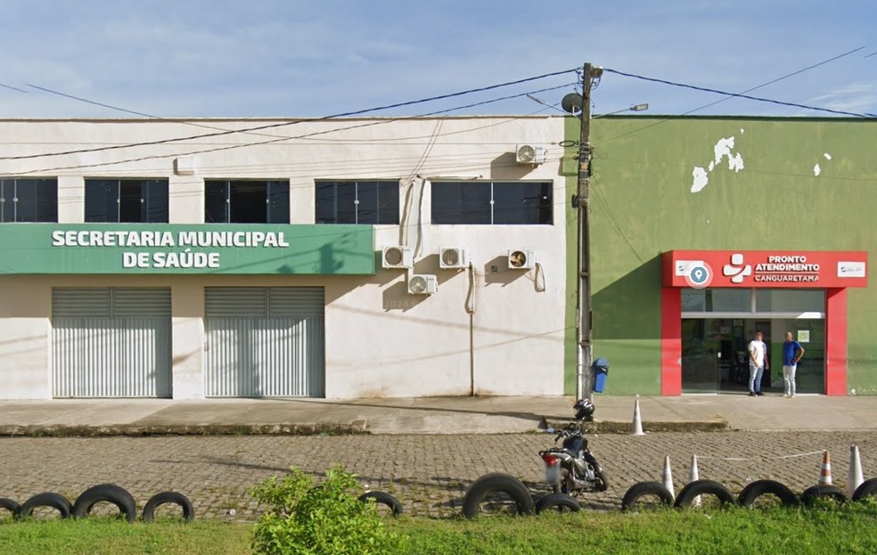 Pronto Atendimento de Saúde de Canguaretama (RN) e Secretaria de Saúde — Foto: Divulgação/Google Street View