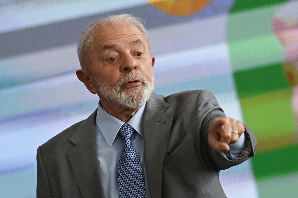 O presidente Lula em imagem de abril de 2024 — Foto: MATEUS BONOMI/AGIF - AGÊNCIA DE FOTOGRAFIA/ESTADÃO CONTEÚDO