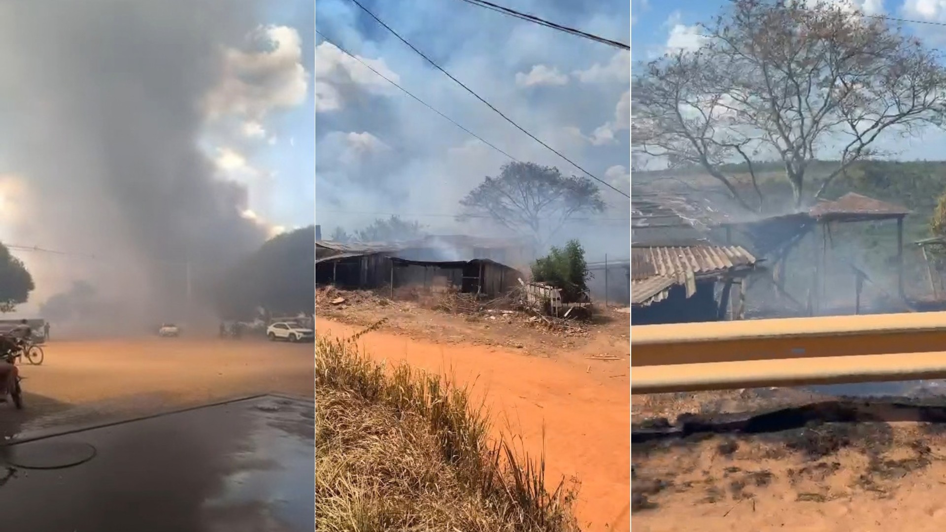 Incêndio atinge casas e estabelecimentos comerciais em Buriticupu, no MA 