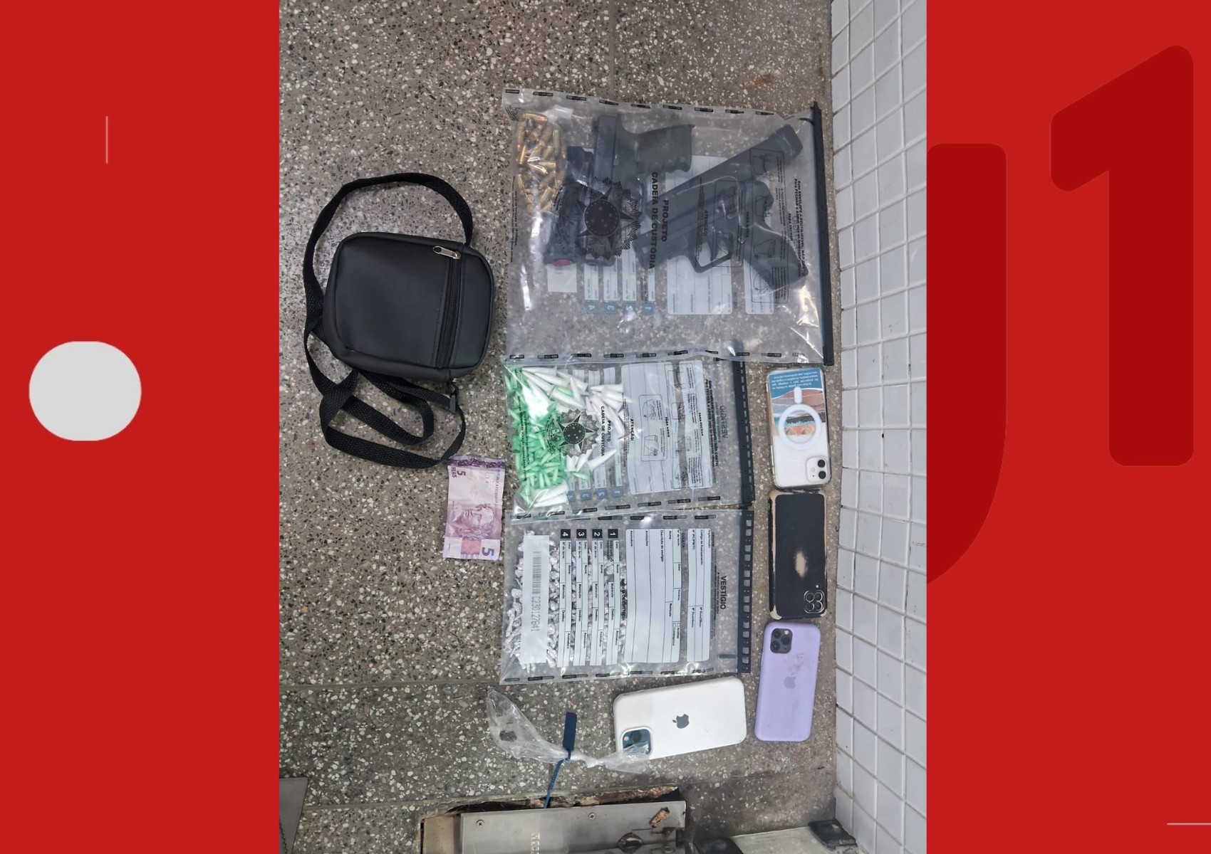 Operação contra som alto termina com prisão de quatro homens armados e apreensão de drogas em Salvador