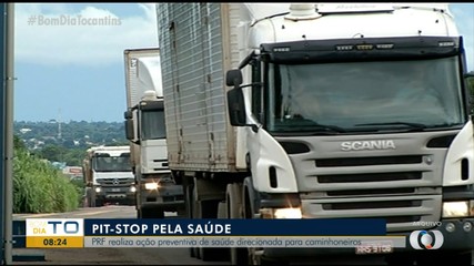 Ação oferece exames preventivos para caminhoneiros em postos da PRF