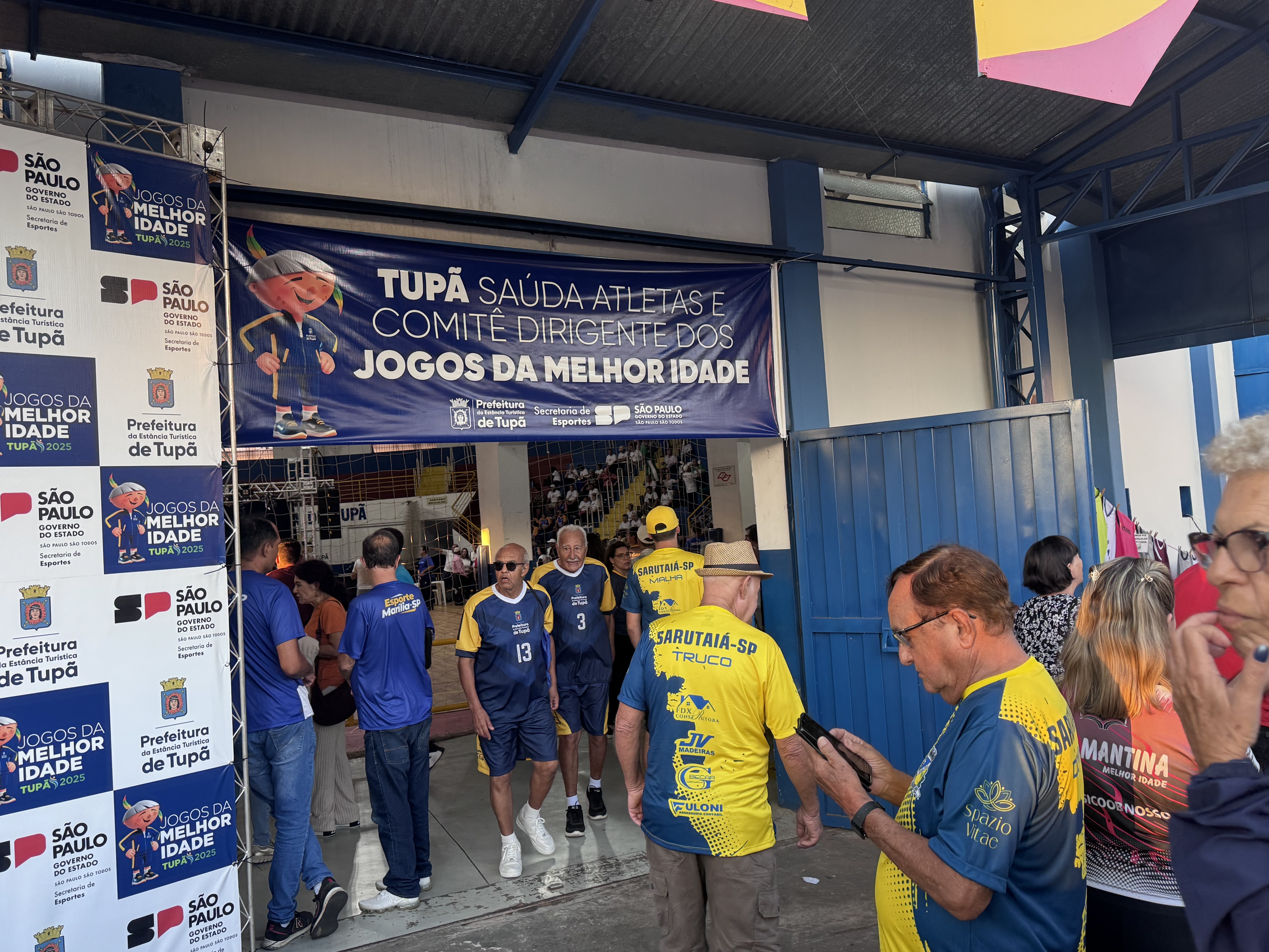 Jogos da Melhor idade movimentam a cidade e mobilizam público