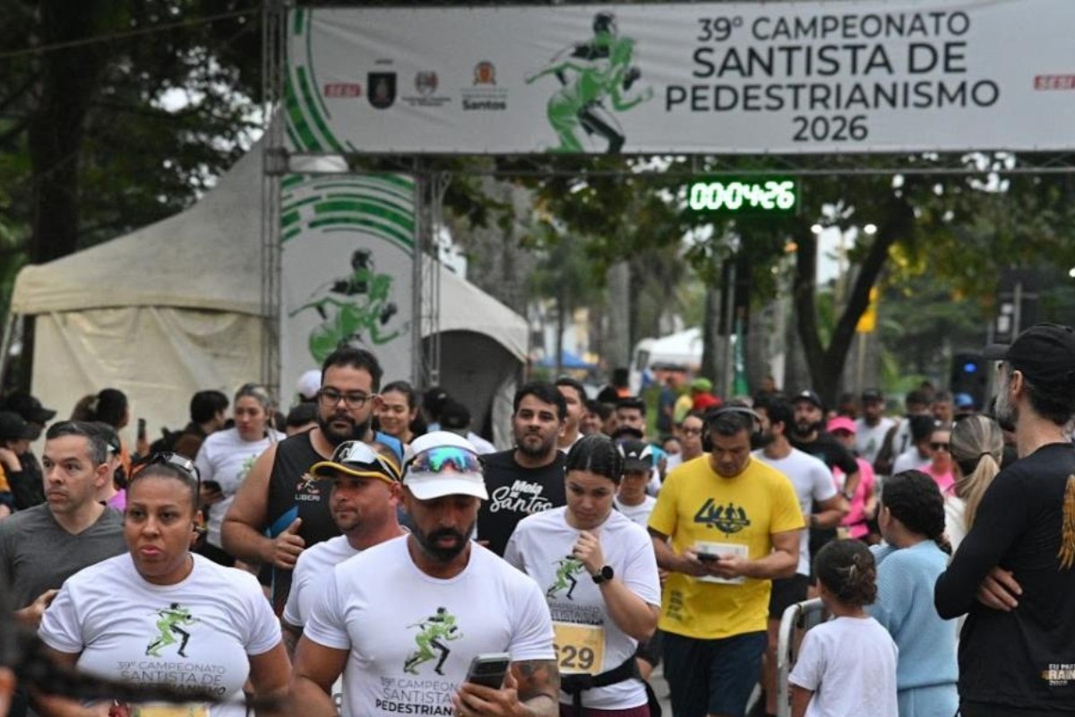 Campeonato de Pedestrianismo interdita vias e altera ônibus em Santos; confira