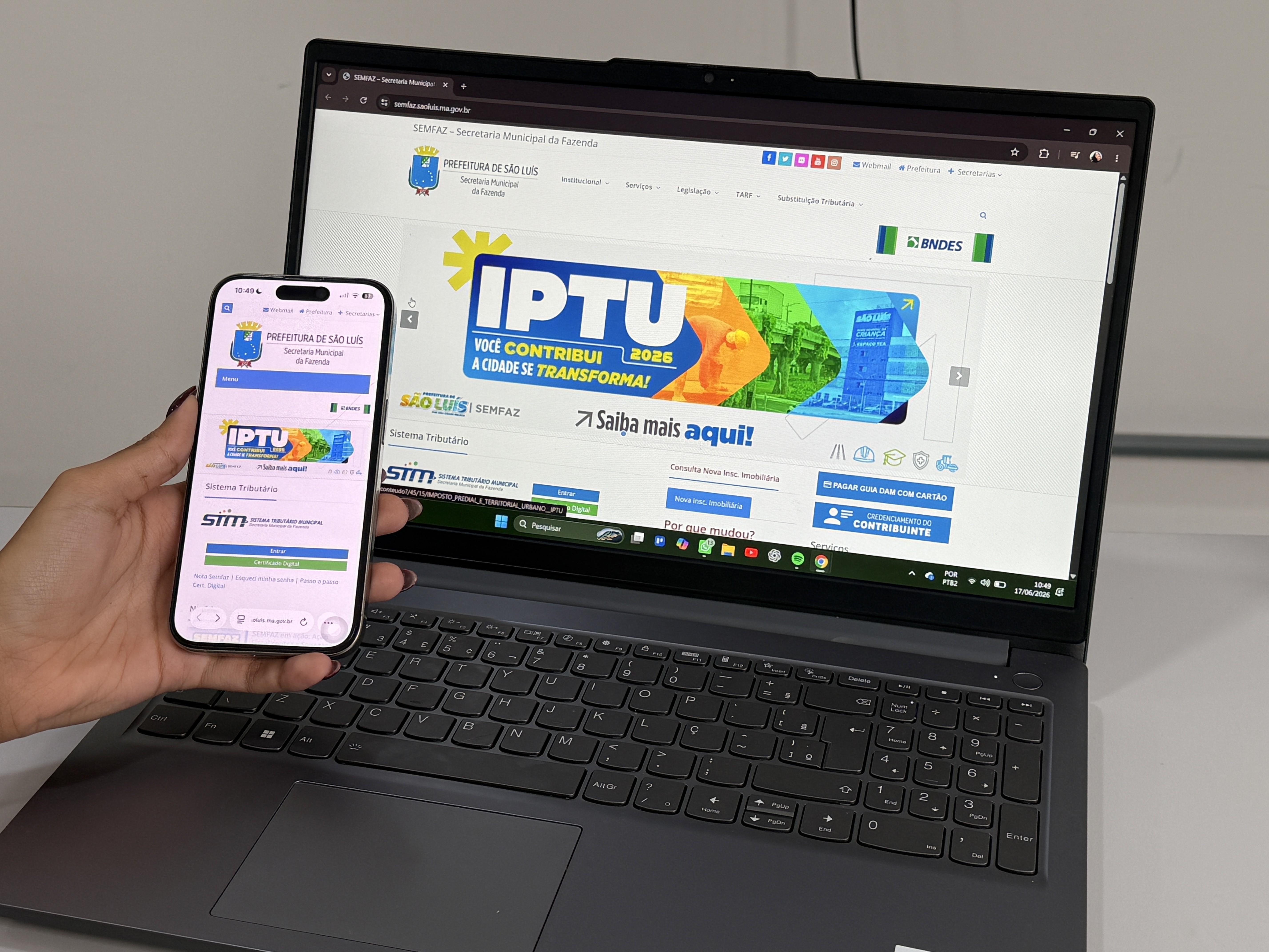 Primeira parcela e cota única do IPTU  de São Luís vencem na próxima sexta-feira (10); saiba como pagar 
