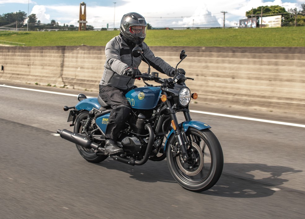 Royal Enfield Shotgun 650 tem preços que vão de R$ 33.990 a R$ 34.990 — Foto: Divulgação | Royal Enfield