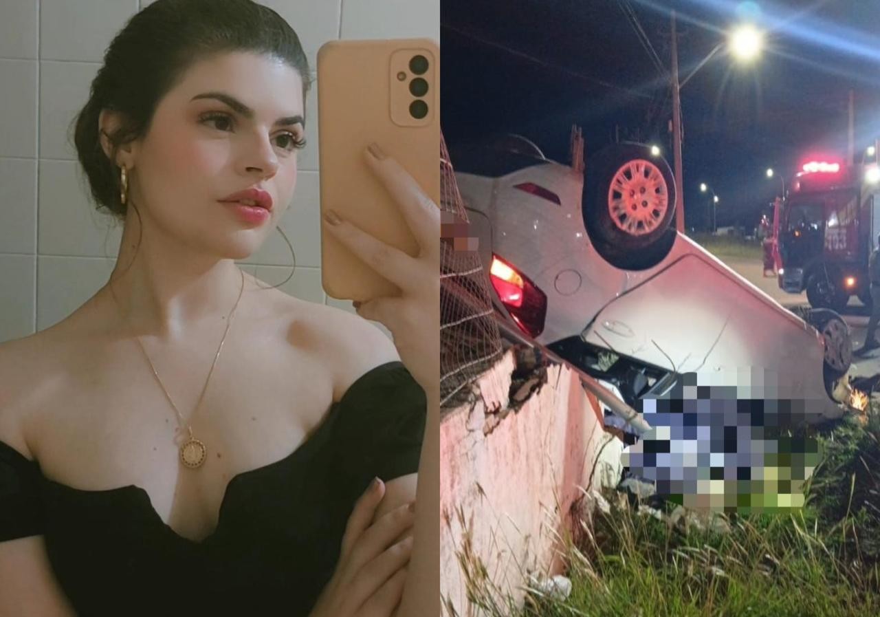 Jovem morre após carro capotar em trevo da BR-470, em SC