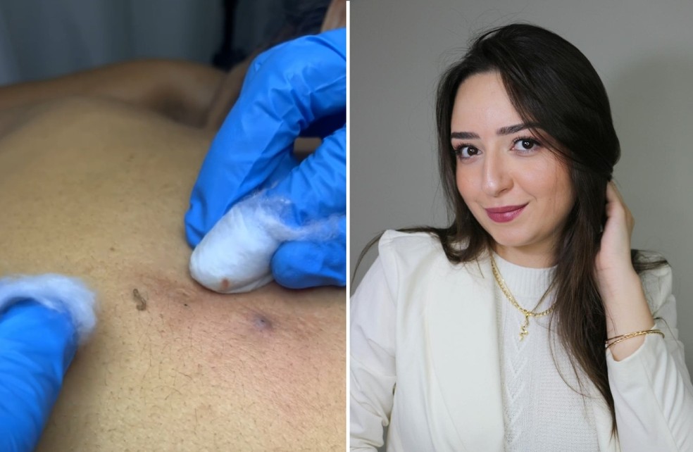 Isabelle Santiago &eacute; esteticista em S&atilde;o Paulo (SP) e tem 21 mil seguidores no TikTok &mdash; Foto: Arquivo pessoal