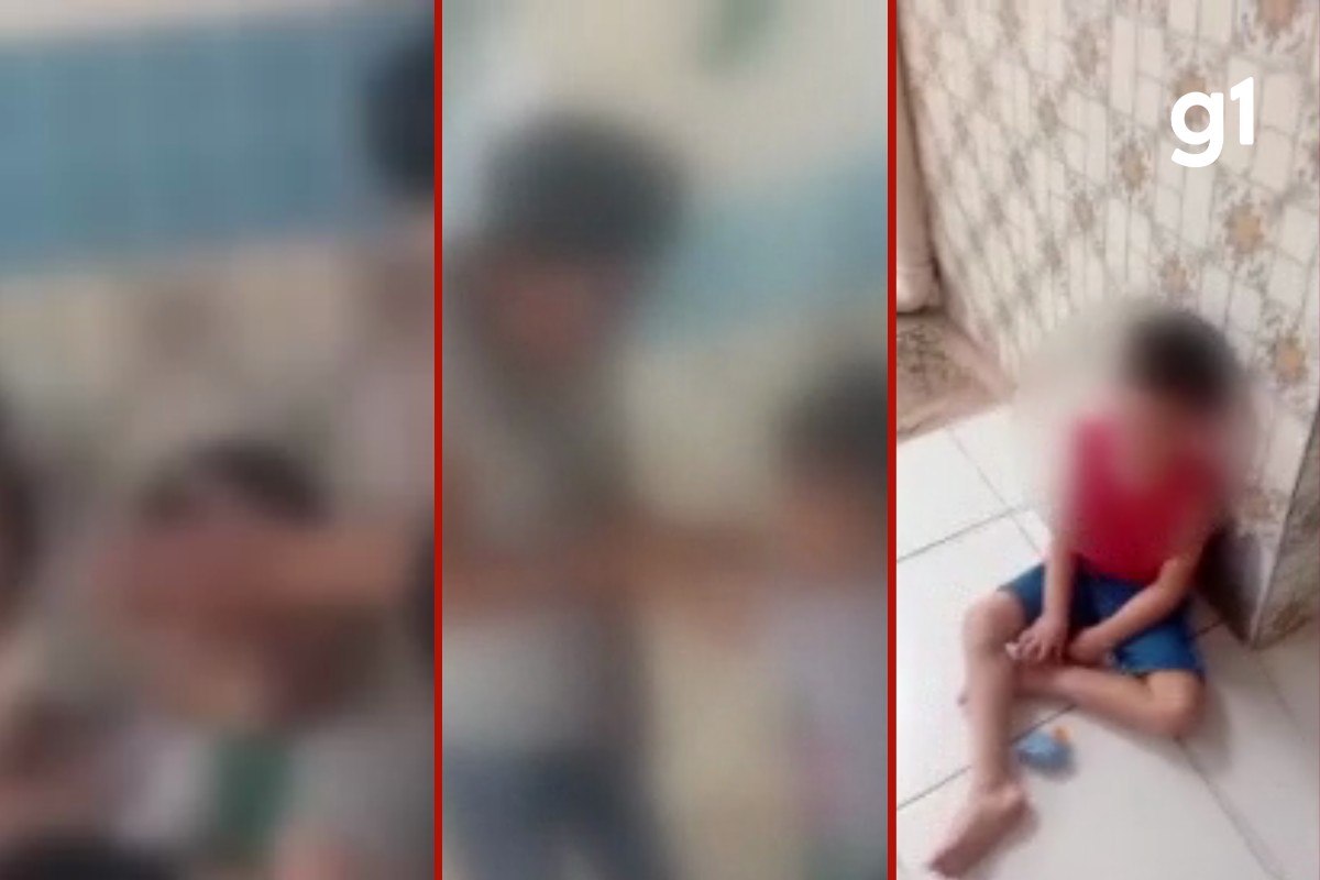 VÍDEOS mostram crianças sendo agredidas e arrastadas em creche de Cuiabá; polícia investiga