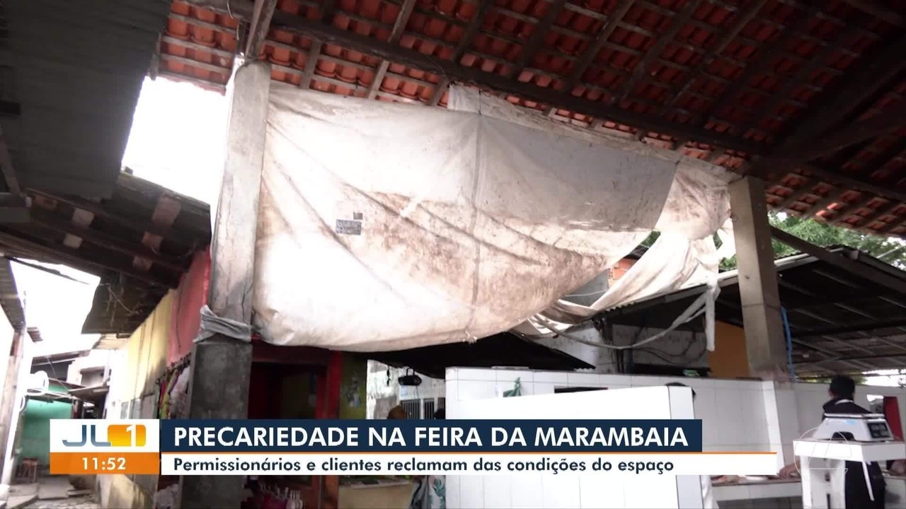 Vendedores denunciam risco de acidentes e abandono na feira da Marambaia, em Belém