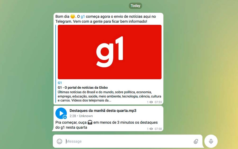 G1 - Telegram leva games para dentro do app - notícias em Tecnologia e Games