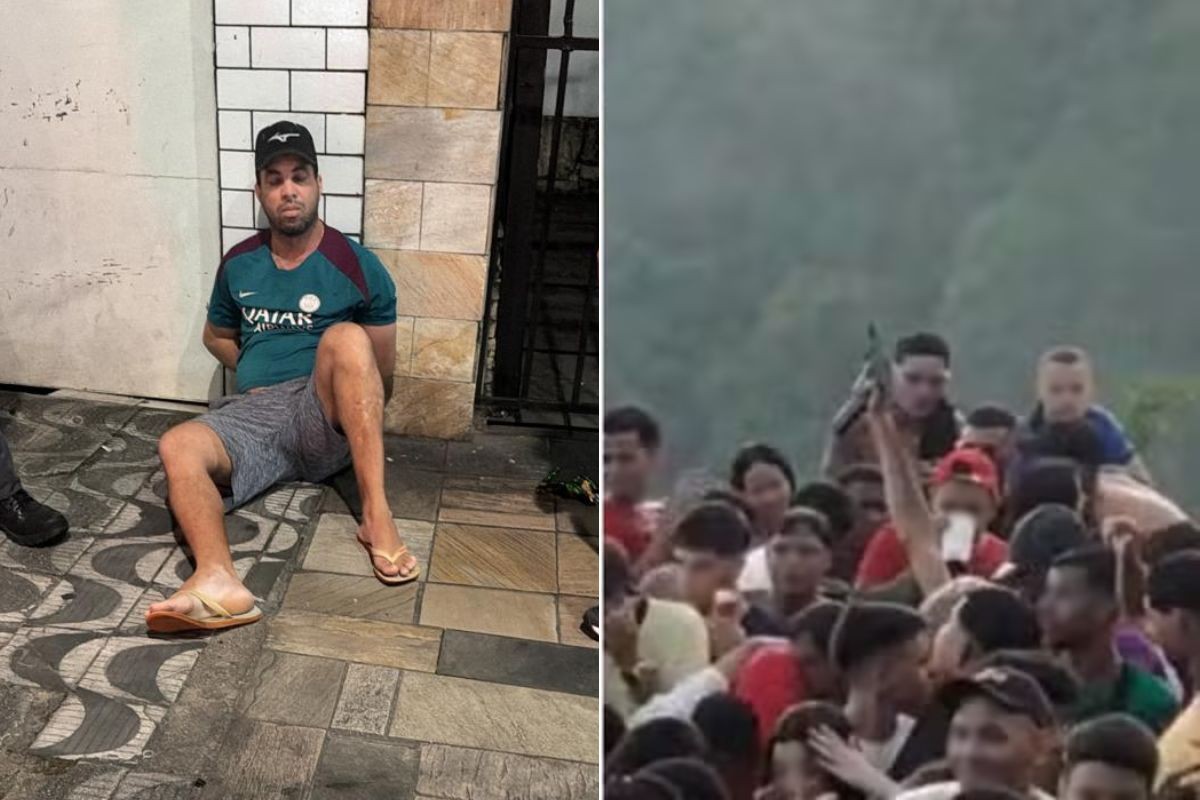 Suspeito de atirar para o alto em pancadão de Carnaval é preso no litoral de SP; VÍDEO