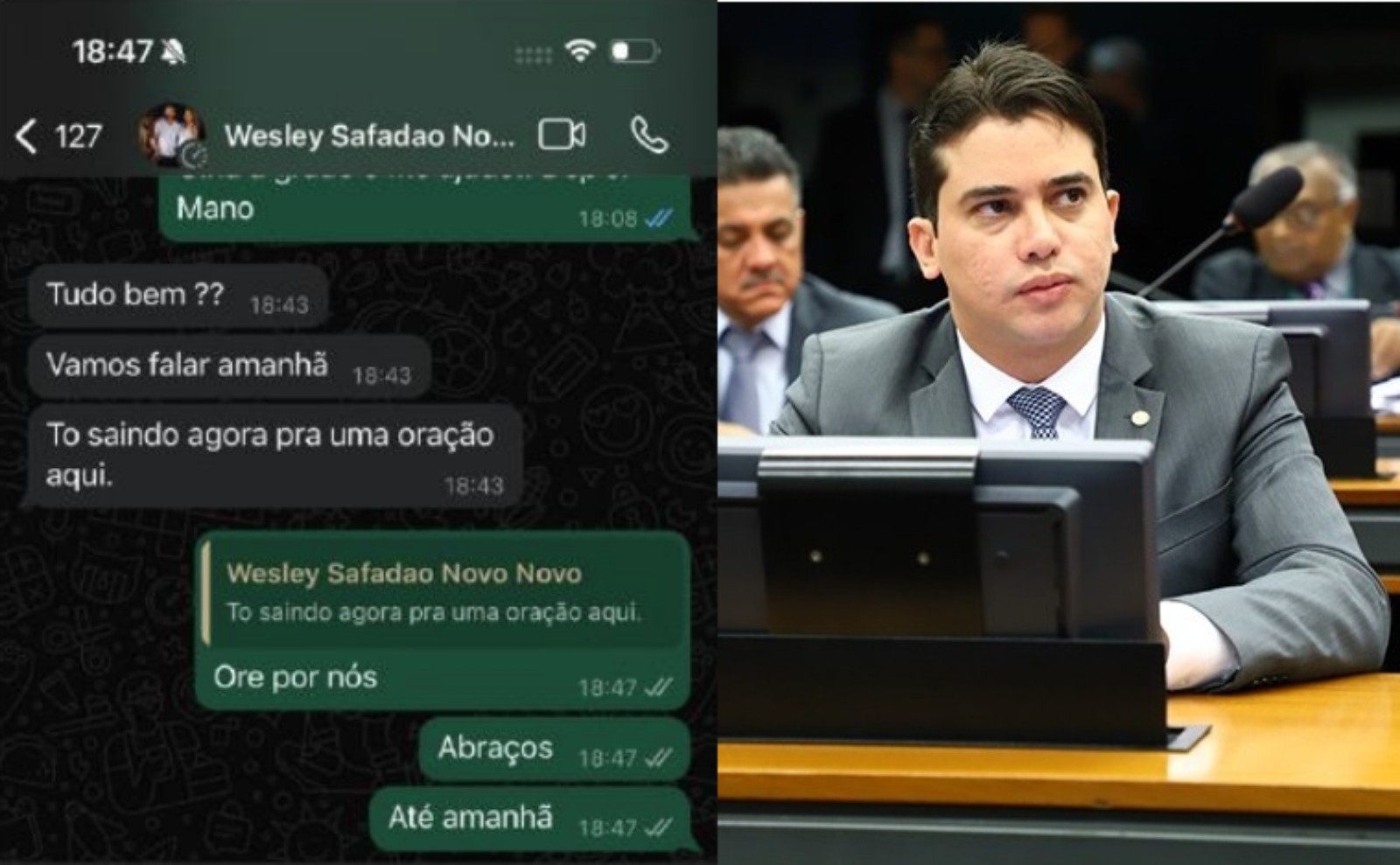 Relatório da PF sobre suposto esquema criminoso de deputado federal cita conversas com cantor Wesley Safadão e família