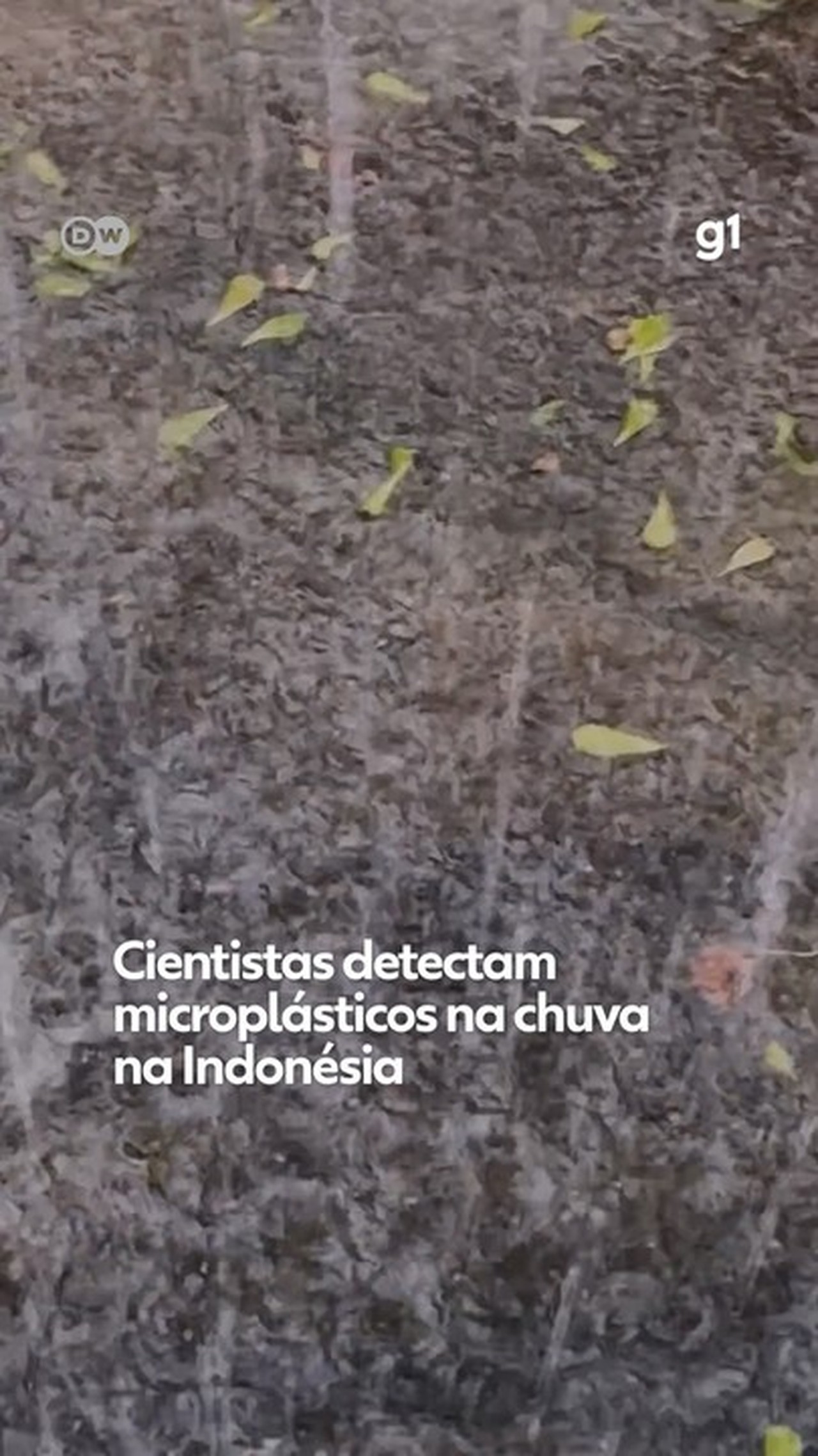 Cientistas detectam microplásticos na chuva na Indonésia; veja VÍDEO