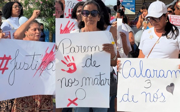Mortes de três mulheres em praia turística da Bahia geram grande protesto — Foto: Reprodução/Redes Sociais