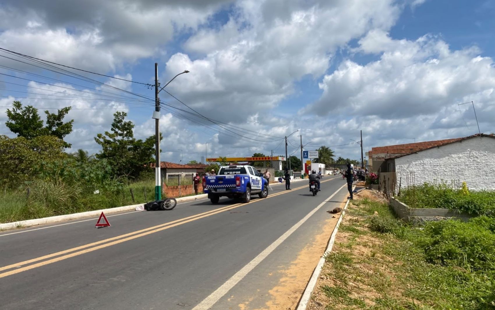 Motociclista morre após bater em estrutura de ferro em Capela