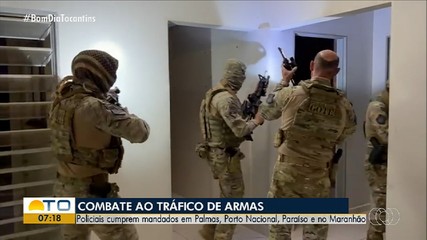 Operação interestadual combate tráfico de armas