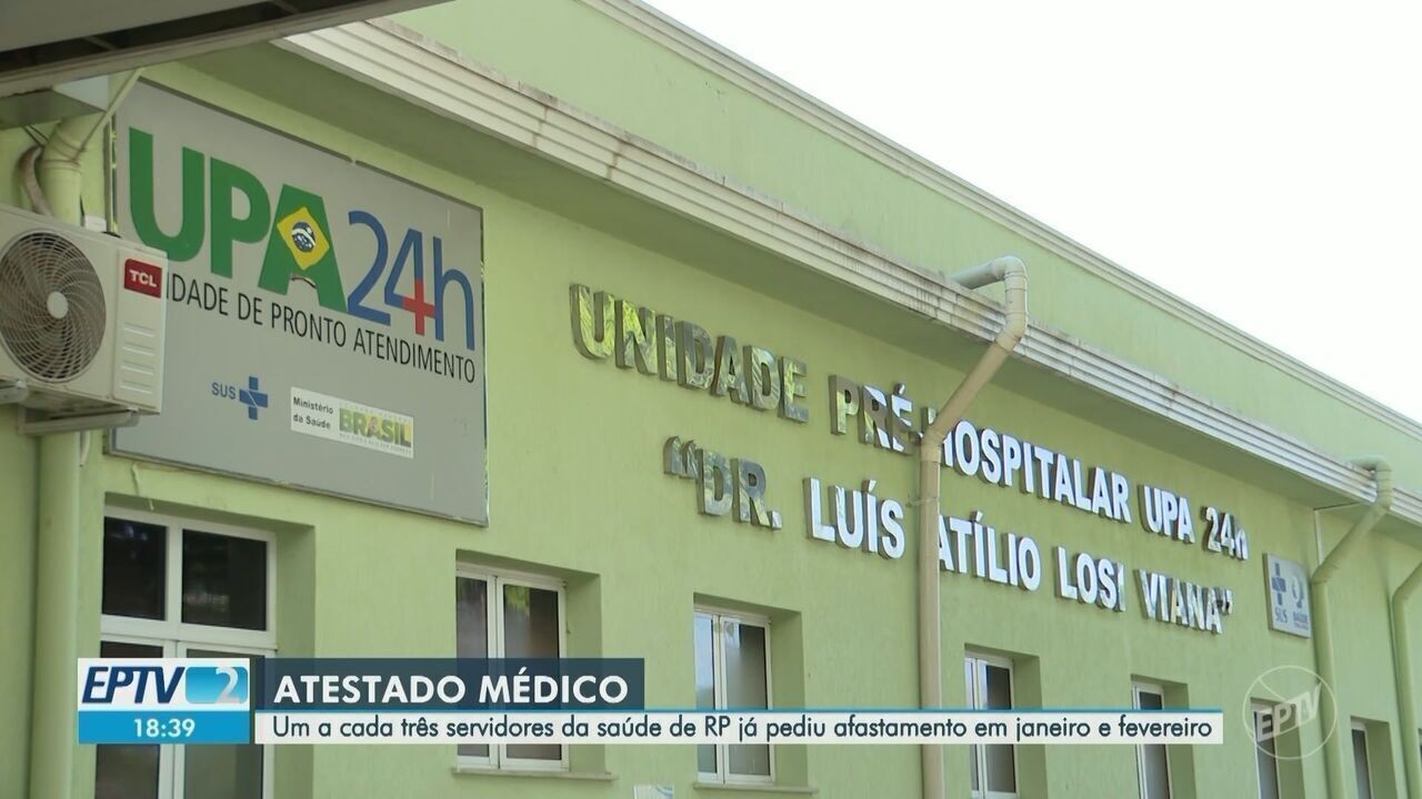 Servidores da Saúde em Ribeirão Preto: 33% pediram afastamento em 2 meses devido a problemas de saúde