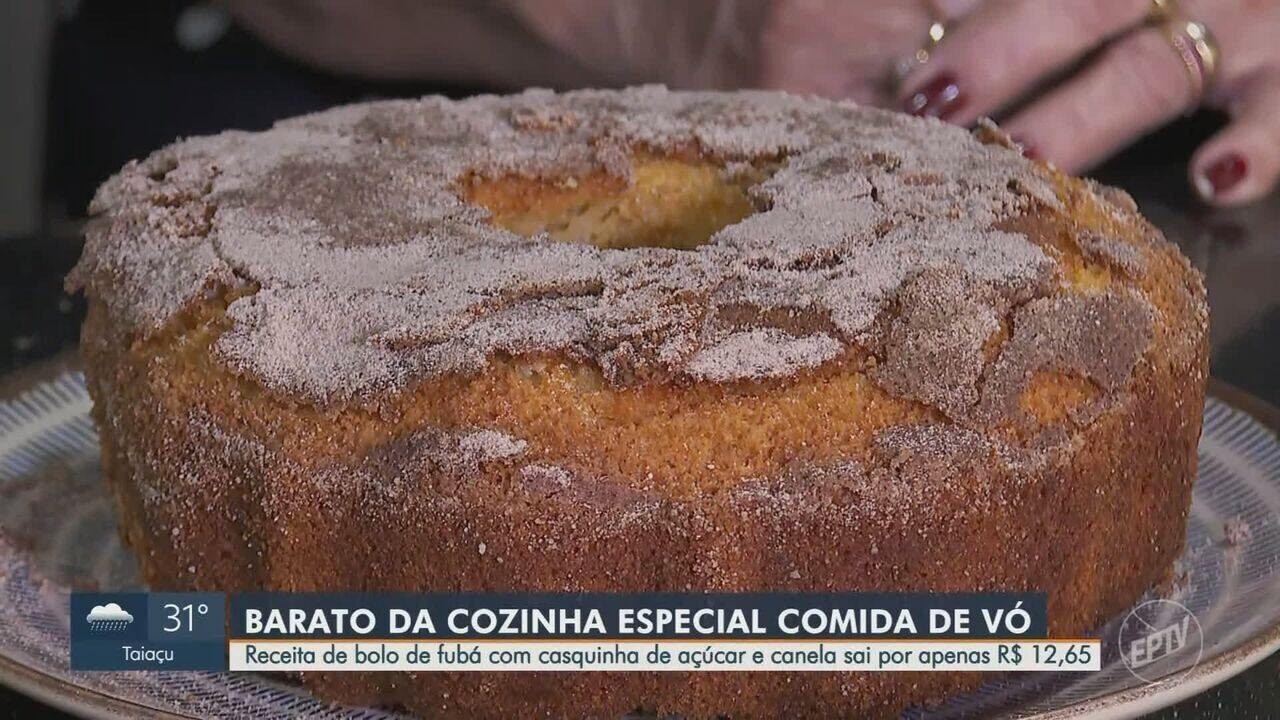 Barato Da Cozinha Aprenda A Fazer Bolo De Fub Com Goiabada Casquinha De A Car E Canela