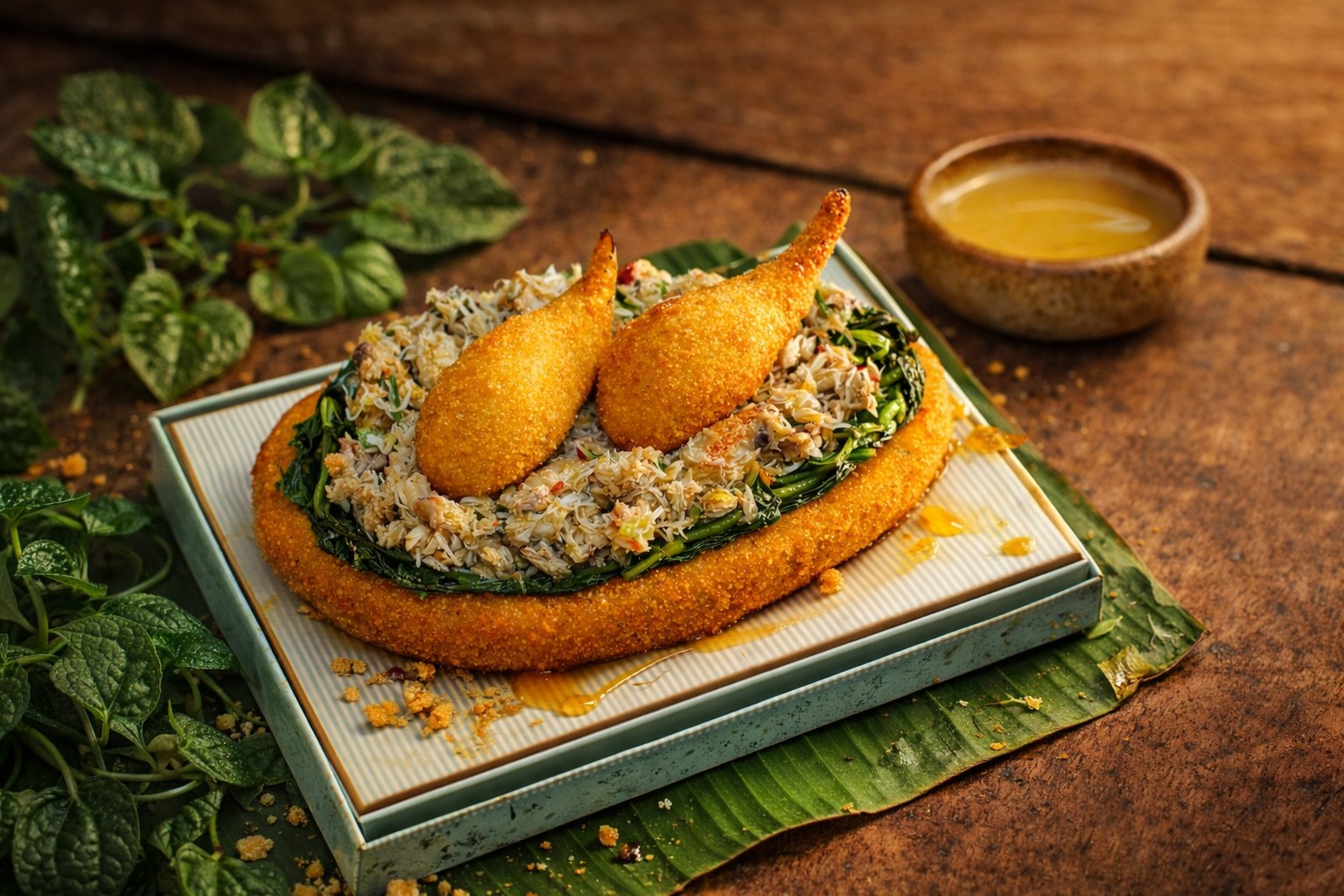 Amazônia na Páscoa: ovo salgado combina caranguejo, jambu e tucupi e viraliza nas redes